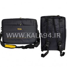 کیف و کوله Caterpillar KC4 دو کاره / فول ضربه گیر / مناسب 15.6 اینچ / ضربه گیر حبابدار مجزا / دارای 4 نکه / بند افقی ضربه گیر حباب / دوخت با دوام و جنس عالی